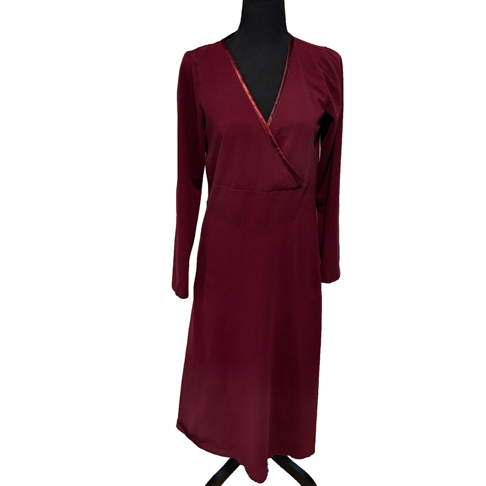 Eddie Bauer Maxi‎ Dress Womens Sz M capsule Minimalist Cotton lagenlook peasant